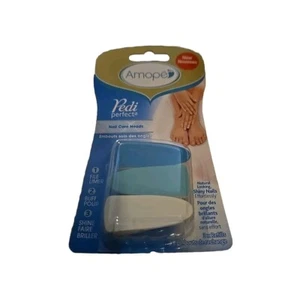 Amope Pedi Perfect Electronic Nail Care System Refill, Blue/White Shiny Nails - Picture 1 of 2