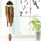 6 Tubes Wind Chime Large Coconut Shell Wind Chimes Handmade Bamboo Wind Chime