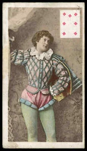 Ogden's - 'Beauties (PC Inset)' (1899) - Seven of Diamonds - Picture 1 of 2