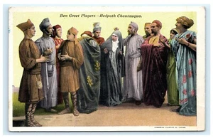 Tarjeta postal de artistas de Ben Greet Players Redpath Chautauqua C3 - Imagen 1 de 2