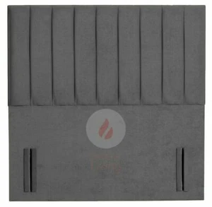 MONTOGRAMY PLUSH VELVET FLOOR STANDING HEADBOARD - Picture 1 of 6