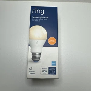 Ring Smart Glühbirne Dimmbar Neutralweiß A19 LED Leuchtmittel 800 Lumen. NEU - Bild 1 von 9