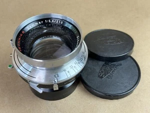 Lente Schneider 210 mm 1:5,6 370 mm 1:12 Symmar convertible 4x5 Linhof Technika - Imagen 1 de 8