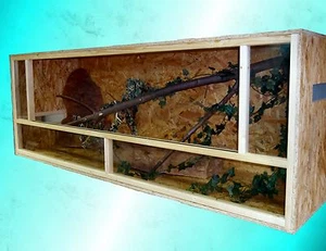 Terrarium 200x80x80 Holzterrarium Seitenlüftung auch 200x80x100 erhältlich - Bild 1 von 1