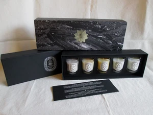 DIPTYQUE 2017 CONSTELLATION CANDLE SET 5 FEU BOIS AMBRE POMANDER CYPRES SEALED - Picture 1 of 9