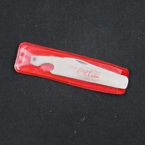 COCA COLA FLASCHENÖFFNER MESSER, EINZELNE KLINGE IN KUNSTSTOFFHÜLLE, Getränk Coca Cola - Bild 1 von 3