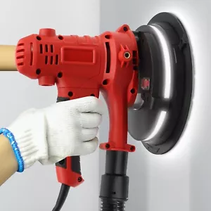 Drywall Sander Plaster Wall Board Dust Free Drywall Disc Gyprock LED Light 1200W - Picture 1 of 15