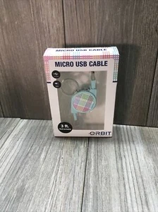 Einziehbares Micro USB Kabel Daten Sync Ladekabel für Samsung HTC Android - Bild 1 von 12
