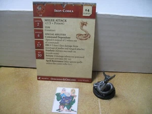 =Dungeons and Dragons D&D ABERRACIONES Iron Cobra 36/60 con tarjeta= - Imagen 1 de 1