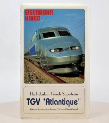 Eisenbahn Video – TGV “Atlantique” The Fabulous French Supertrain VHS – Tested - Image 1 of 3