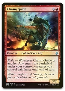 Chasm Guide #143 (Foil) (LP) Battle for Zendikar BFZ Magic MTG - Picture 1 of 2