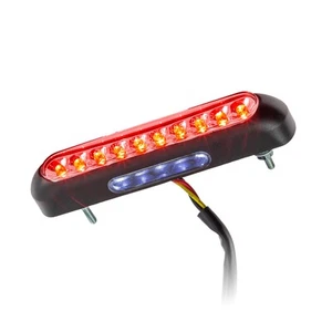Universellesl LED Rear Light for Motorcycles " Line " With Kzb Black E- - Picture 1 of 3