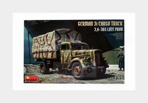 1:35 MINIART Opel Blitz German 3T Cargo Military Truck 2-Assi 1952 Kit MA35459 - Foto 1 di 2