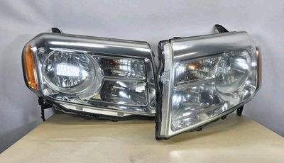 2012 2013 2014 2015 HONDA PILOT SET PAIR HALOGEN HEADLIGHT OEM USED#A - Image 1 of 4
