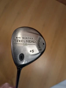 LEFTY Callaway Big Bertha Steelhead III #5 legno 5 W grafite R-Flex LH 42,25" ottime condizioni - Foto 1 di 10