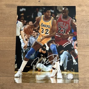 Michael Jordan autographed 8x10 Matte Photo with COA Auto Chicago Bulls GOAT - Picture 1 of 5