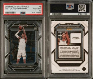 2023 Panini Prizm Draft Picks Victor Wembanyama Rookie RC #2 Spurs France - Bild 1 von 3