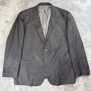 Tiglio Luxe Suit Jacket Mens 52R Dark Gray Super 150s Lana Merinos Wool Italy - Picture 1 of 9
