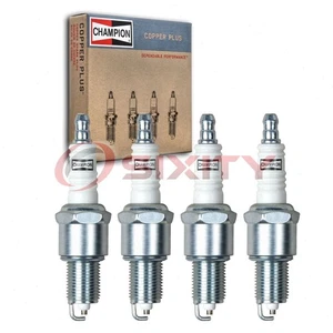 4 pc Champion Copper Plus Spark Plugs for 1983-1985 Dodge Charger 1.7L 2.2L gn - Picture 1 of 5