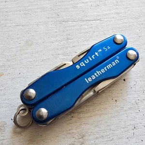 LEATHERMAN SQUIRT S4 MINI TOOL SCHERE MESSER MULTI TOOL BLAU - Bild 1 von 8