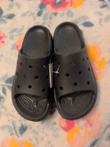 Brandneue schwarze Crocs Damen-Pantoletten 8 - Bild 1 von 13
