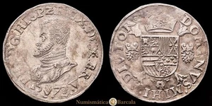 Felipe II Escudo (33,36g) 1572 Amberes VTI-1199 MBC+ - Picture 1 of 5