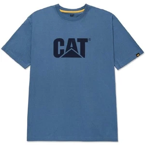 Camiseta Caterpillar CAT - Camiseta Con Logo De Marca Coronet Azul - Imagen 1 de 1