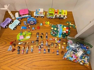 Lego Friends Minifigures Accessories Vehicles Animals Pets Extra Pieces Lot - Picture 1 of 9