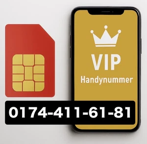 Vodafone Handy SIM Karte | Top Rufnummer | Einfache Gold Premium Telefonnummer - Bild 1 von 2
