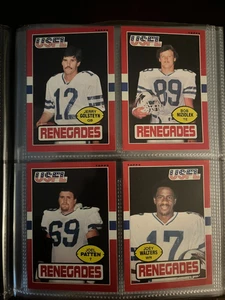 USFL Orlando Renegades Team Set 8 cards with 40 card book - Picture 1 of 6