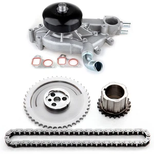 Timing Chain Kit Water Pump For 01-06 Sierra 2500 HD 3500 Silverado 3500 6.0L V8 - Picture 1 of 21
