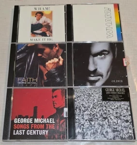 WHAM! GEORGE MICHAEL - lotto 6 CD - Make it big, Older, Faith, Songs from....... - Foto 1 di 2
