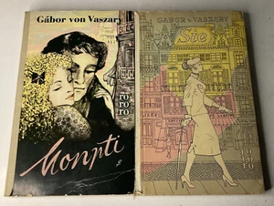 Lot of 2 Vtg 1936 & 1941 Paperback French Gabor von Vaszary Books - Sie/Monpti - Picture 1 of 5
