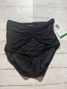 Nuevo con etiquetas Parte inferior de bikini Coco Reef para mujer negra Master Classics Diva cintura alta talla L - Imagen 1 de 6