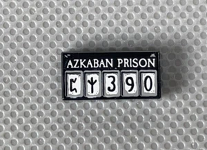 LEGO Black 1x2 Tile Azkaban Prison Runes 390 in Light Bluish Gray Harry Potter - Picture 1 of 4