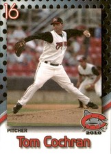 2010 Carolina Mudcats Team Issue 9 Tom Cochran Wilmington Delaware Baseball Card