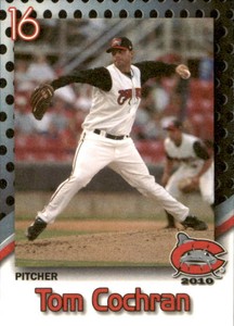2010 Carolina Mudcats Team Issue 9 Tom Cochran Wilmington Delaware Baseball Card