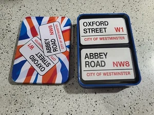 London Oxford Street & Abby Road Playing Cards. Collectors Set in Tin Box. New. - Picture 1 of 5