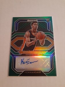 2021 Basketball Prizm Draft Picks Kessler Edwards Green Auto Rookie RC
