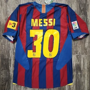 Camiseta de fútbol local Nike Barcelona 2006 Lionel Messi para hombre S Argentina España Miami - Imagen 1 de 13