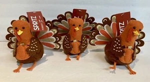 3 Thanksgiving Felt Plush Turkey’s Target Spritz 2024 - Picture 1 of 6