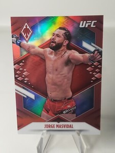 2022 Panini Chronicles UFC Phoenix Red Prizm #306 Jorge Masvidal 177/199 🔥 