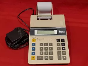 Canon Calculator P20-DX Electronic with Adapter Cord & Manual Tested Working - Picture 1 of 12