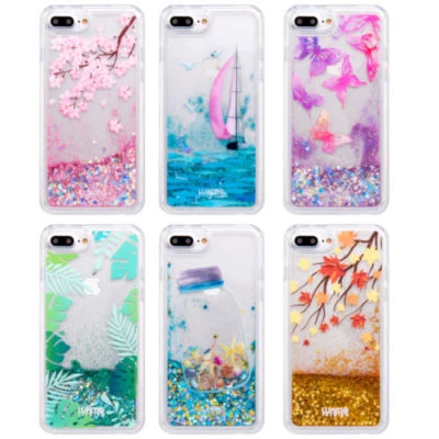 Funda protectora líquida brillante dinámico para iPhone 15 15 Pro Max arena movediza Foto 1 de 4