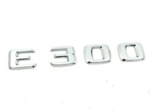 Genuine OEM Mercedes Benz E300 BADGE Rear Decal Chrome Trunk Emblem Numbers NEW - Picture 1 of 9