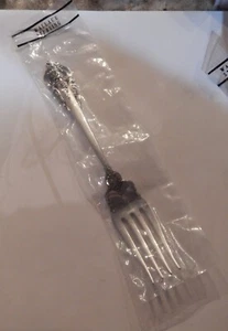 Grande Baroque by Wallace Sterling Silver Cold Meat Fork 8 1/8" SEALED OLD STOCK - Picture 1 of 1