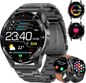 Smartwatch uomo donna con funzione telefono orologio da polso per iPhone Samsung Huawei - Foto 1 di 7