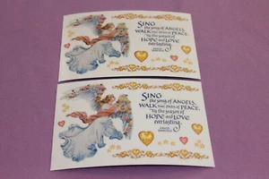 PSX Designs LOT of 2 Sheets of Vintage RARE Angels Sing Stickers! - Picture 1 of 1