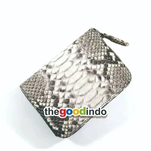 Pyth0n Snake Skin Women's Wallet Handmade Hand Hook Genuine Natural Color - Picture 1 of 4