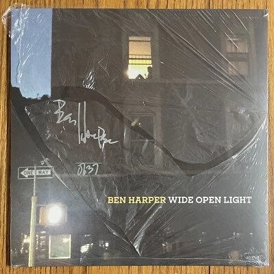 BEN HARPER Wide Open Light Hand Signed Numbered Autographed NEW LP Vinyl Record - Image 1 of 3